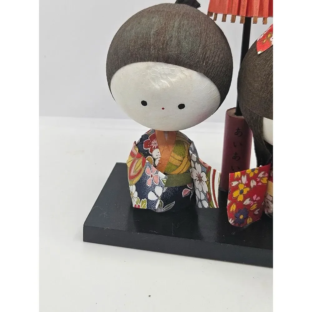 Samurai Kokeshi Doll Japanese Vintage Interior Tradition